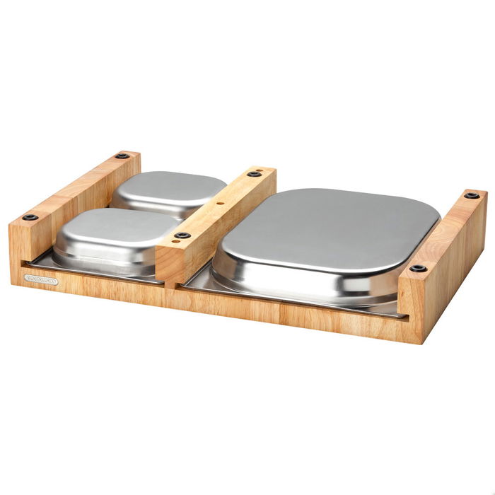 Continenta Tabla Cortar Con 3 Bandejas Acero Inoxidable 50x32.5cm Continenta Tabla Cortar Con 3 Bandejas Acero Inoxidable 50x32.5cm